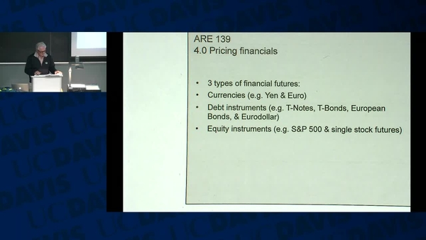 ARE139: Lecture 11, Fall 2015