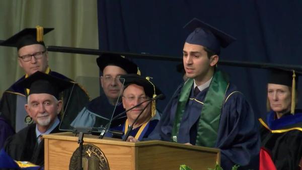 2016 Fall Commencement Student Speaker Ignacio Cortina