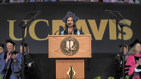 2018 Letters & Science Student Speaker - Komal Sharma June 16, 2018