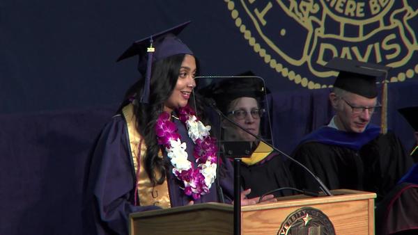 2018 College of Letters & Science Student Speaker - Anjali Bhat - June 16, 2018