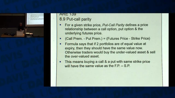 ARE139: Lecture 17, Fall 2015