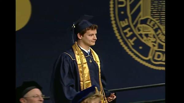 2015 Fall Commencement Student Speaker David Belcher