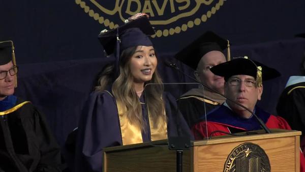 2018 Fall Commencement Student Speaker Annie Chao