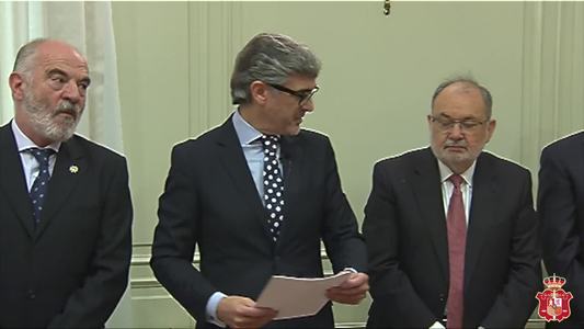 Vídeo del acto de toma de posesión de José Luis de Benito, secretario general del CGPJ y Gervasio Martín, vicesecretario general del CGPJ