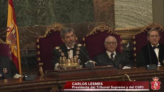 Vídeo Toma de posesión Julián Sánchez Melgar, nuevo fiscal general del Estado