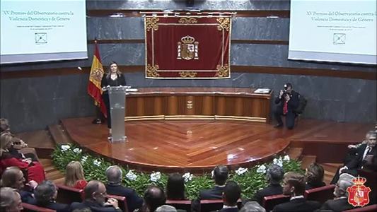 Vídeo del XV Premios del Observatorio contra la Violencia Doméstica y de Género