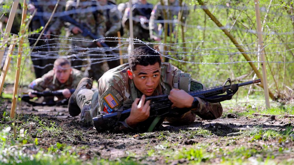 Platoon Tactical Challenge pushes cadets physically and mentally