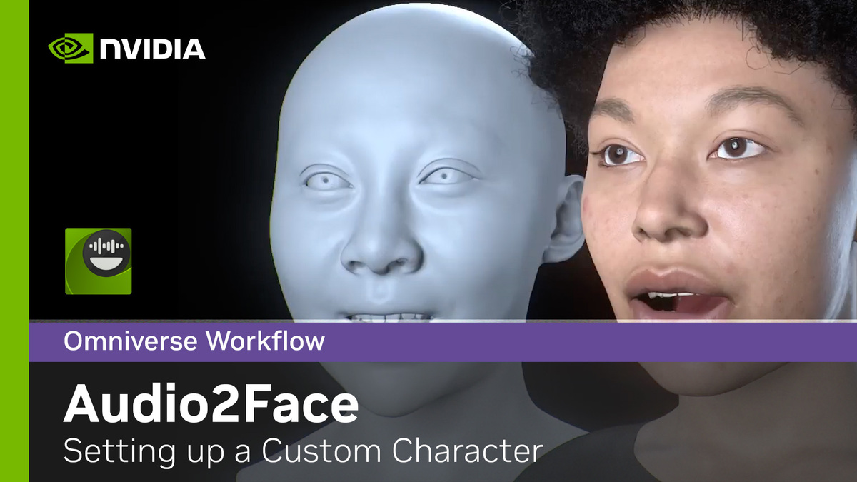 Audio Face Setting Up A Custom Character Omniverse Nvidia On