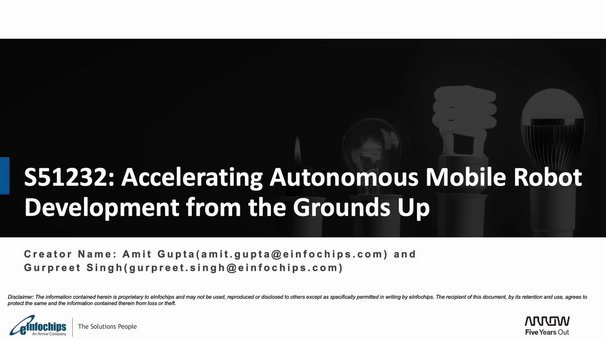 Accelerating Autonomous Mobile Robot Development From The Ground Up