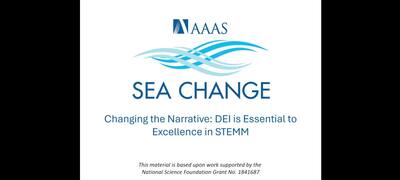 Changing the Narrative: DEI is Essential to Excellence in STEMM video thumbnail