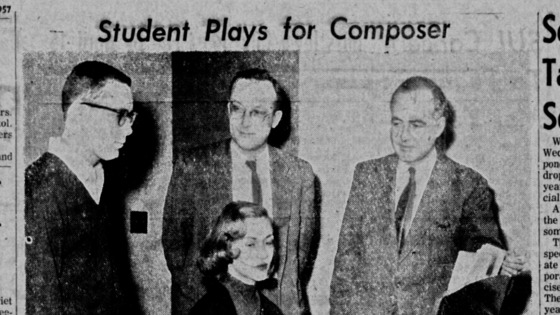 Waltz from Souvenirs, op. 28 / Samuel Barber; University of Iowa Symphony Orchestra, James Dixon, conductor. March 3, 1957.