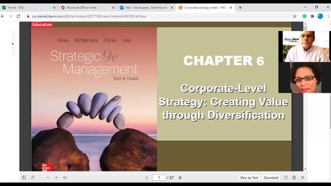 Thumbnail for entry Corporate Strategy-Business Capstone-Chapter-6-Dr.Senthil Kumar