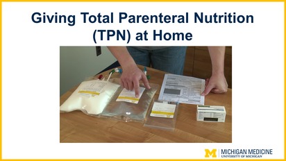 total parenteral nutrition