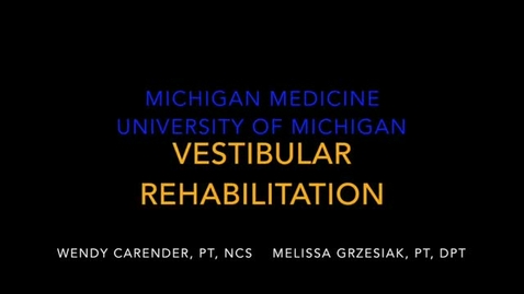Thumbnail for Posterior Canal BPPV: How Do I Know What Side to Treat?