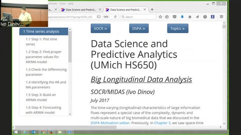 Thumbnail for entry DSPA Chapter 18 Big Longitudinal Data Analysis (Timeseries GEE GLMM SEM)