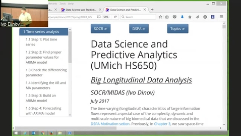 Thumbnail for DSPA Chapter 18 Big Longitudinal Data Analysis (Timeseries GEE GLMM SEM)