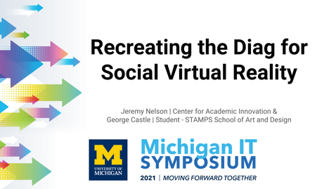 Thumbnail for Recreating the Diag for Social Virtual Reality