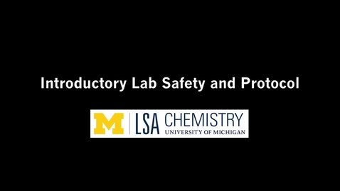 Thumbnail for Introductory Chemistry Lab  Safety 