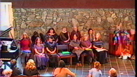 Thumbnail for The Mountain Moving Day: women's concert (dance, song, poetry) with music by Annelinde Metzner; featuring poems by Marge Piercy and others, [Mars Hill, North Carolina]