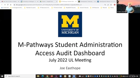 Thumbnail for Unit Liaison Meeting - Access Validation Dashboard