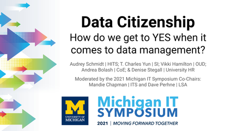 Thumbnail for entry Data Citizenship: How do we get to YES when it comes to data management?