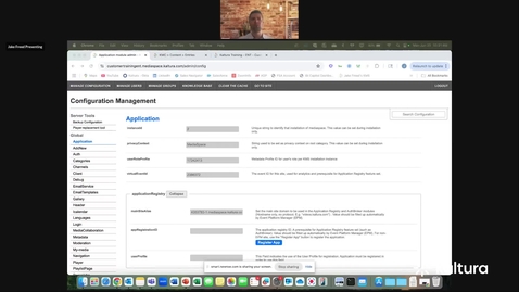 Thumbnail for Navigating the Mediaspace Admin Interface