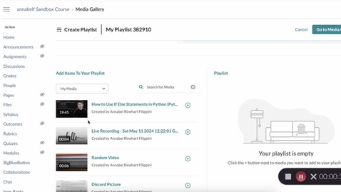 Thumbnail for Canvas: Media Gallery Playlist