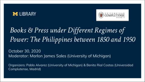 Thumbnail for Books and Press Under Different Regimes of Power - October 30th, 2020