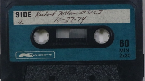 Thumbnail for A: KSFO ‘Night of Terror’,  October 29, 1967 B: Richard Wilson at UCI,  October 27, 1974, Side B
