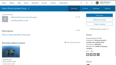 Thumbnail for ArcGIS StoryMaps - Share your StoryMap URL