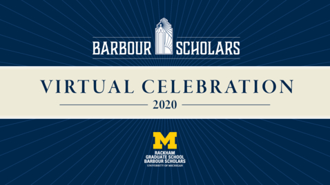 Thumbnail for entry Barbour Scholars Virtual Celebration 2020