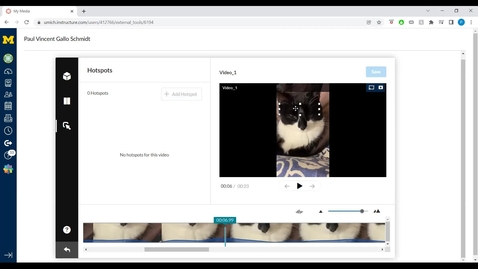 Thumbnail for Using Hotspots within Canvas and MiVideo Mediaspace