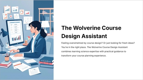 Thumbnail for Wolverine Course Design Assistant