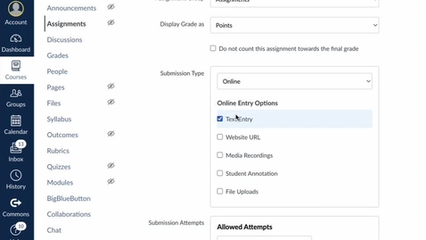 Thumbnail for Create Video and Audio Assignments in Canvas