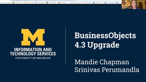 Thumbnail for Unit Liaison Meeting - BusinessObjects Upgrade