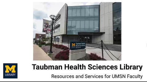 Thumbnail for New School of Nursing Faculty - Library Orientation 2024