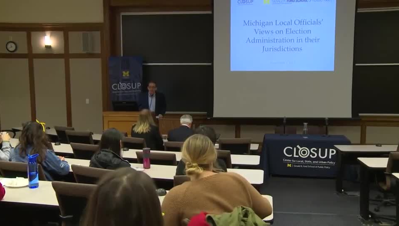 Christopher Thomas &amp; Deborah Horner: The Past, Present, and Future of Elections in Michigan, and Beyond