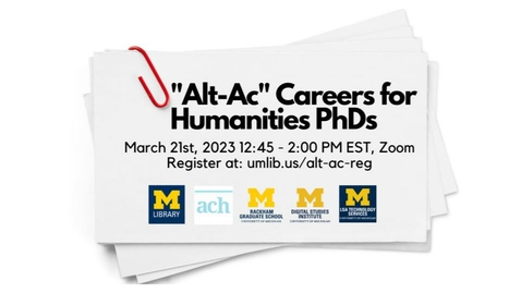 Thumbnail for 'Alt-Ac' Careers for Humanities PhDs