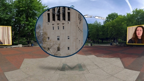 Thumbnail for entry 360° Tour of the University of Michigan: Diag Part 1