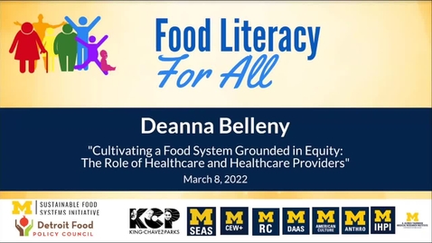 Thumbnail for Cultivating a Food System Grounded in Equity: The Role of Healthcare and Healthcare Providers