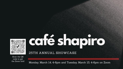 Thumbnail for entry Café Shapiro 2022: Night 1