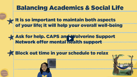 Thumbnail for entry Balancing Academics and Social Life