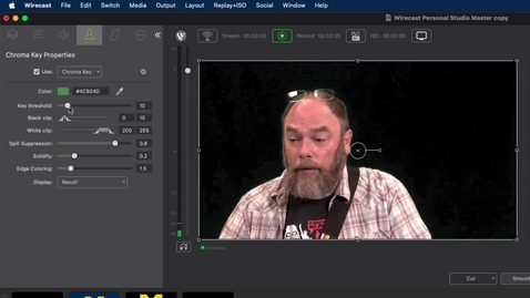 Thumbnail for PS-Chroma Key settings