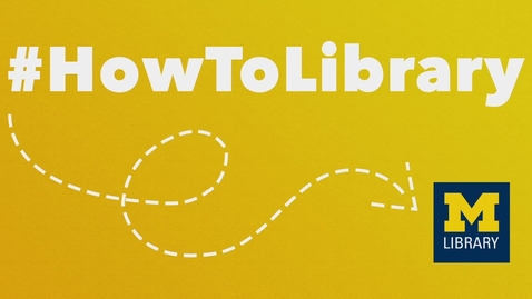 Thumbnail for entry #HowToLibrary: Meet the New Library Website