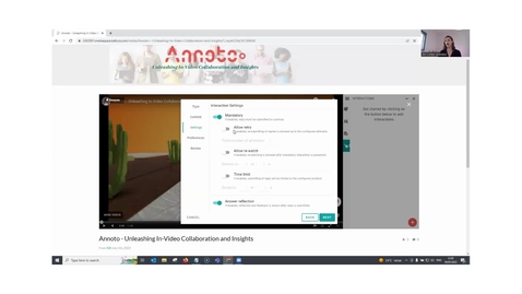 Thumbnail for Interactions Space in Annoto