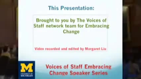 Thumbnail for Civility during times of change - Dr. Erik Wessel, Office of Student Conflict Resolution