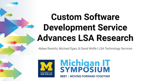 Thumbnail for entry Custom Software Development Service Advances LSA Research
