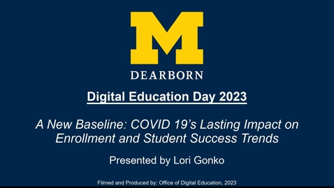 Thumbnail for A New Baseline: COVID 19’s Lasting Impact on Enrollment and Student Success Trends