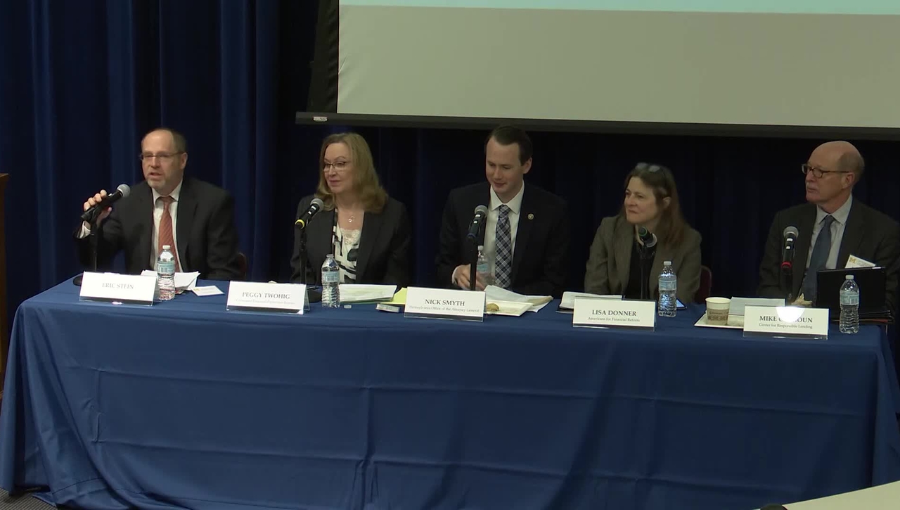 Consumer Protection in an Age of Uncertainty Panel 1: The Past &amp; Future of the CFPB
