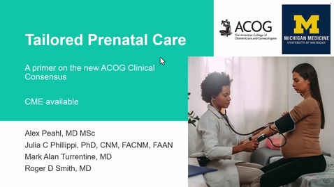 Thumbnail for Tailored Prenatal Care for Pregnant Individuals (80919)